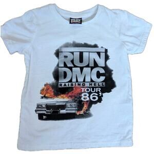 Run DMC Raising Hell 1986 Tee T Shirt Toddler 4 80s Hip Hop Rap Kids Cotton On